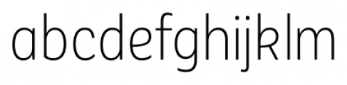 Corporative Sans Condensed Alt Light Font LOWERCASE
