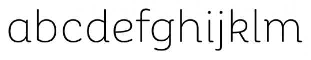 Corporative Soft Alt Light Font LOWERCASE