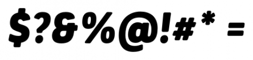 Corporative Soft Condensed Alt Black Italic Font OTHER CHARS