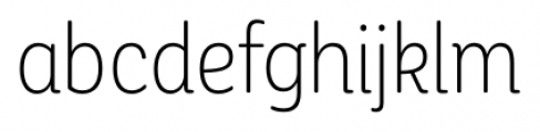 Corporative Soft Condensed Alt Light Font LOWERCASE