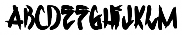 Corpse Paint Bold Font LOWERCASE