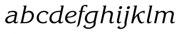 Corrigan Italic Font LOWERCASE