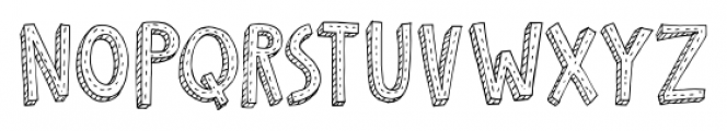 Cosmo Stitch Regular Font LOWERCASE