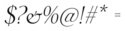 Cotoris Italic Font OTHER CHARS