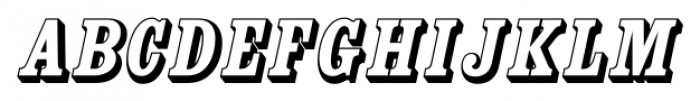 Country Western Italic  Open Font UPPERCASE