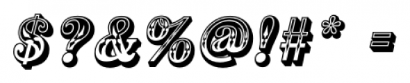 Country Western Italic Regular Font OTHER CHARS