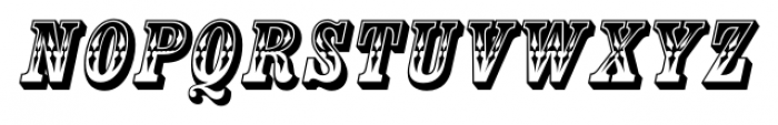 Country Western Italic Regular Font UPPERCASE