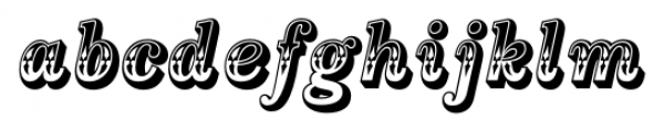 Country Western Italic Regular Font LOWERCASE