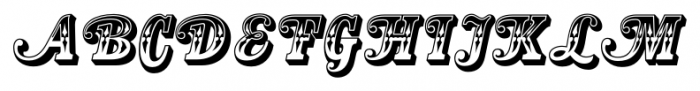 Country Western Swing Regular Font UPPERCASE