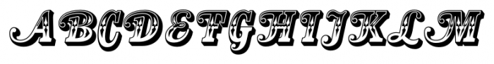 Country Western Swing Small Caps Regular Font UPPERCASE