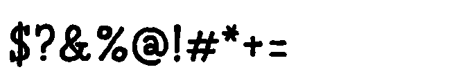 Coastal Notes Bold Font OTHER CHARS