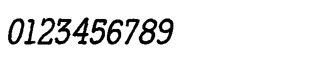 Coastal Notes Regular Slant Font OTHER CHARS