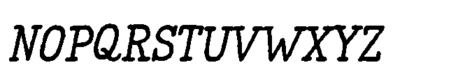 Coastal Notes Regular Slant Font UPPERCASE