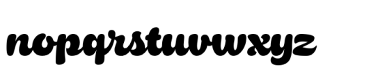 Coastal Wide Font LOWERCASE