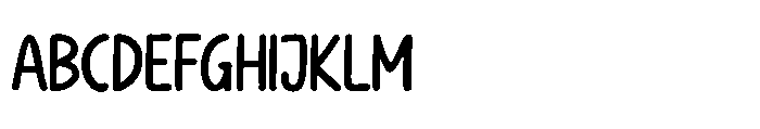 Coastaline Balibo Rounded Font UPPERCASE