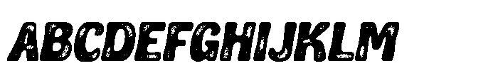 Coastella Texture Regular Font UPPERCASE