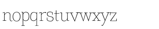 Coats Light Font LOWERCASE