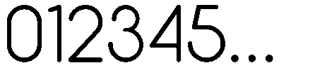 Cobalt O Type Font OTHER CHARS