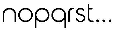 Cobalt O Type Font LOWERCASE