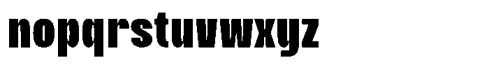 Cobrale Bold Font LOWERCASE