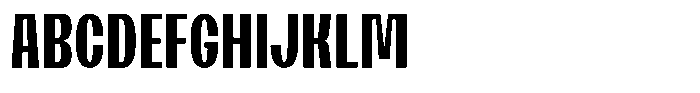 Cobrale Medium Font UPPERCASE