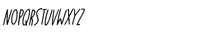 Cobweb Afternoon Bold Italic Font LOWERCASE
