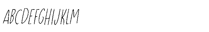 Cobweb Afternoon Rough Italic FONT