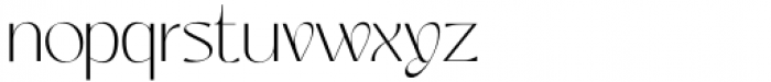 Cobya Thin Font LOWERCASE
