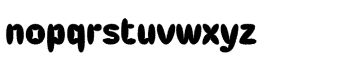 Cocana Rough Font LOWERCASE