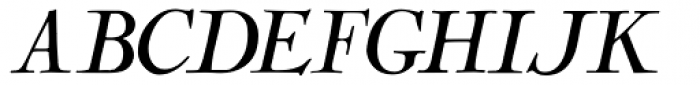 Cochin Archaic Italic Font UPPERCASE