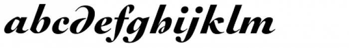 Cochin URW D Black Italic Font LOWERCASE