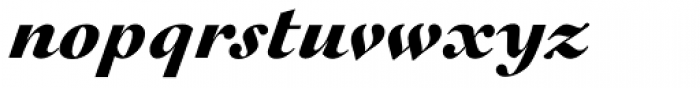 Cochin URW D Black Italic Font LOWERCASE