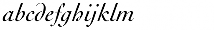 Cochin URW D Italic Font LOWERCASE