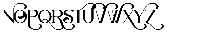 Cocktail Party Font UPPERCASE