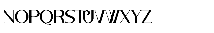 Cocktail Party Font LOWERCASE