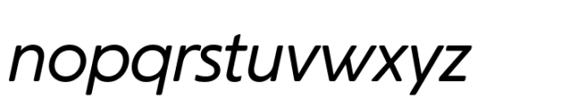 Coco Gothic Pro Display Italic Font LOWERCASE