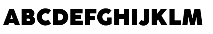 Coco Sharp XL Heavy Font UPPERCASE