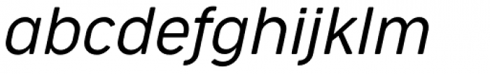 Cocogoose Narrow Light Italic Font LOWERCASE