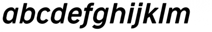 Cocogoose Narrow Semilight Italic Font LOWERCASE