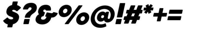 Cocogoose Pro Bold Italic Font OTHER CHARS