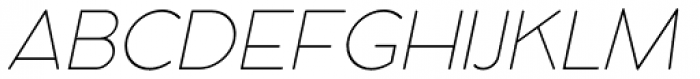 Cocomat UltraLight Italic Font UPPERCASE