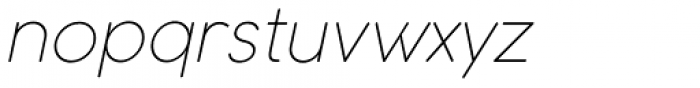 Cocomat UltraLight Italic Font LOWERCASE