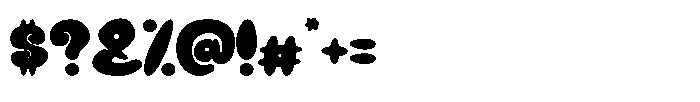 Cocomilk Font OTHER CHARS