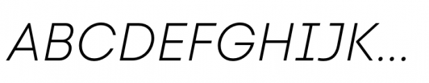 Code Next Light Italic Font UPPERCASE