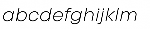 Code Next Light Italic Font LOWERCASE