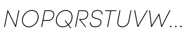 Code Next Thin Italic Font UPPERCASE