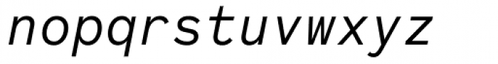 Code Saver Italic Font LOWERCASE