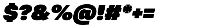 Codec Pro Ultra Black Italic Font OTHER CHARS