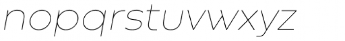Codec Warm Thin Italic Font LOWERCASE