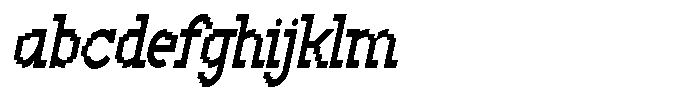 Codeform Condensed Italic FONT